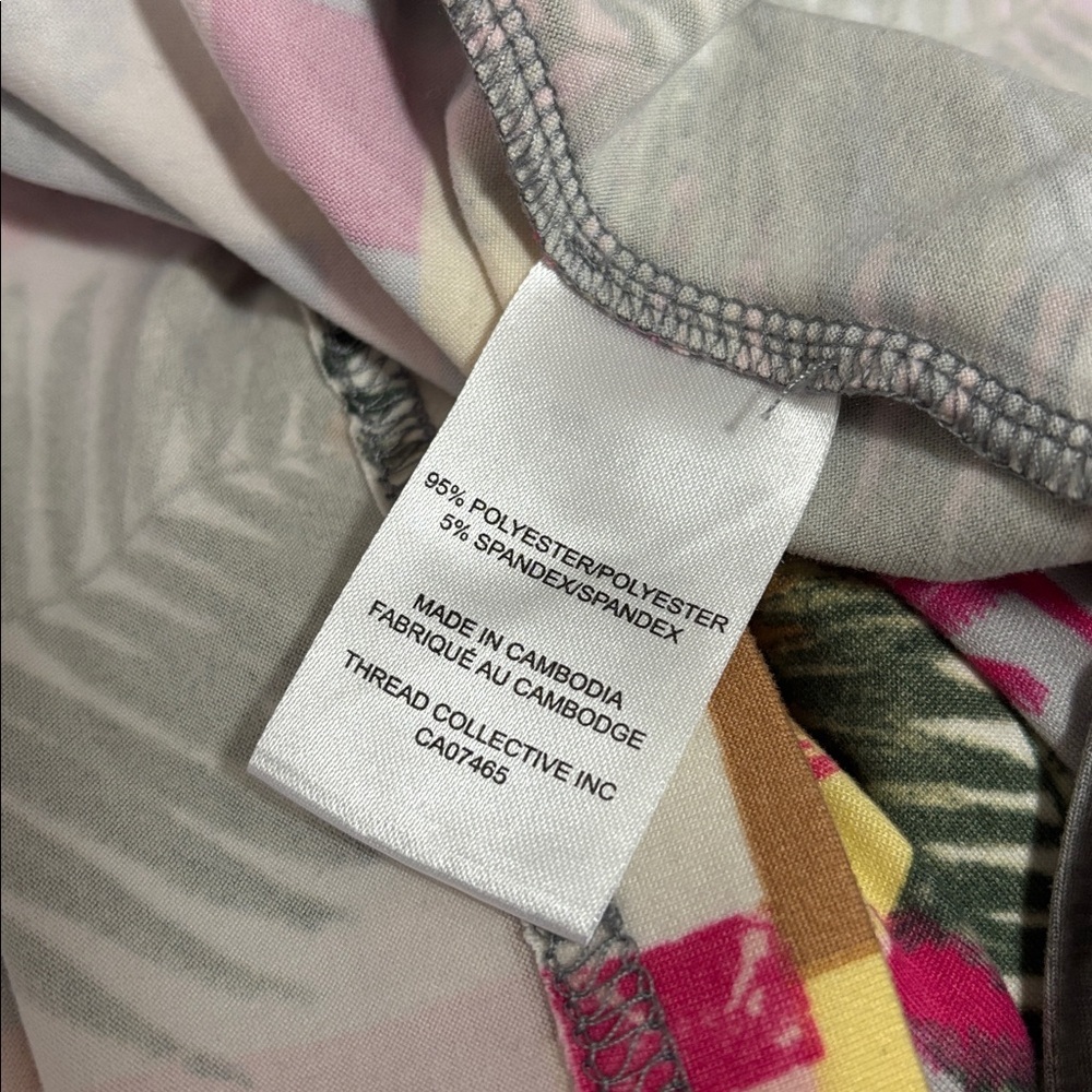 MEXX (XL) Tropical Floral Robe Soft Loungewear Soft Stretch Cozy Oversize NEW - Picture 14 of 14